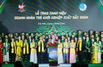 LỄ TRAO DANH HIỆU DOANH NHÂN TRẺ KHỞI NGHIỆP XUẤT SẮC NĂM 2024