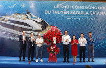 Lễ khởi công đóng mới Du thuyền Saquila Catamaran